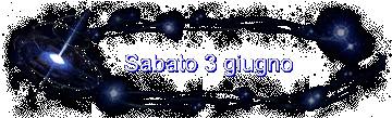 Sabato 3 giugno