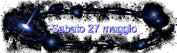 Sabato 27 maggio